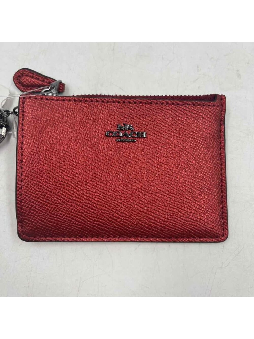 Coach Leather Small Cardholder Women's Red New with Tags LUXE Wallet